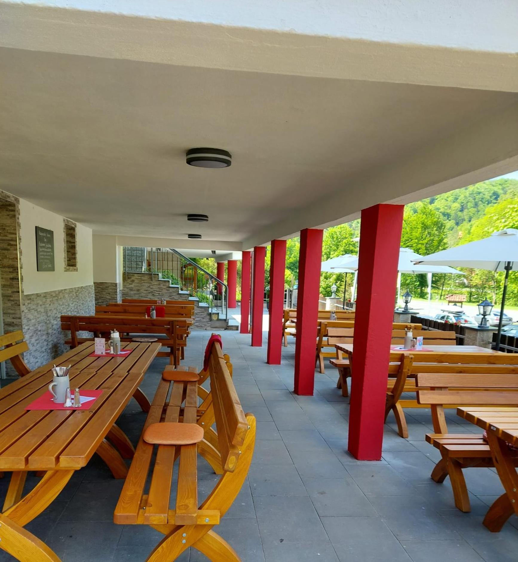 גוסוויינשטיין Hotel Landgasthof Frankenstern מראה חיצוני תמונה